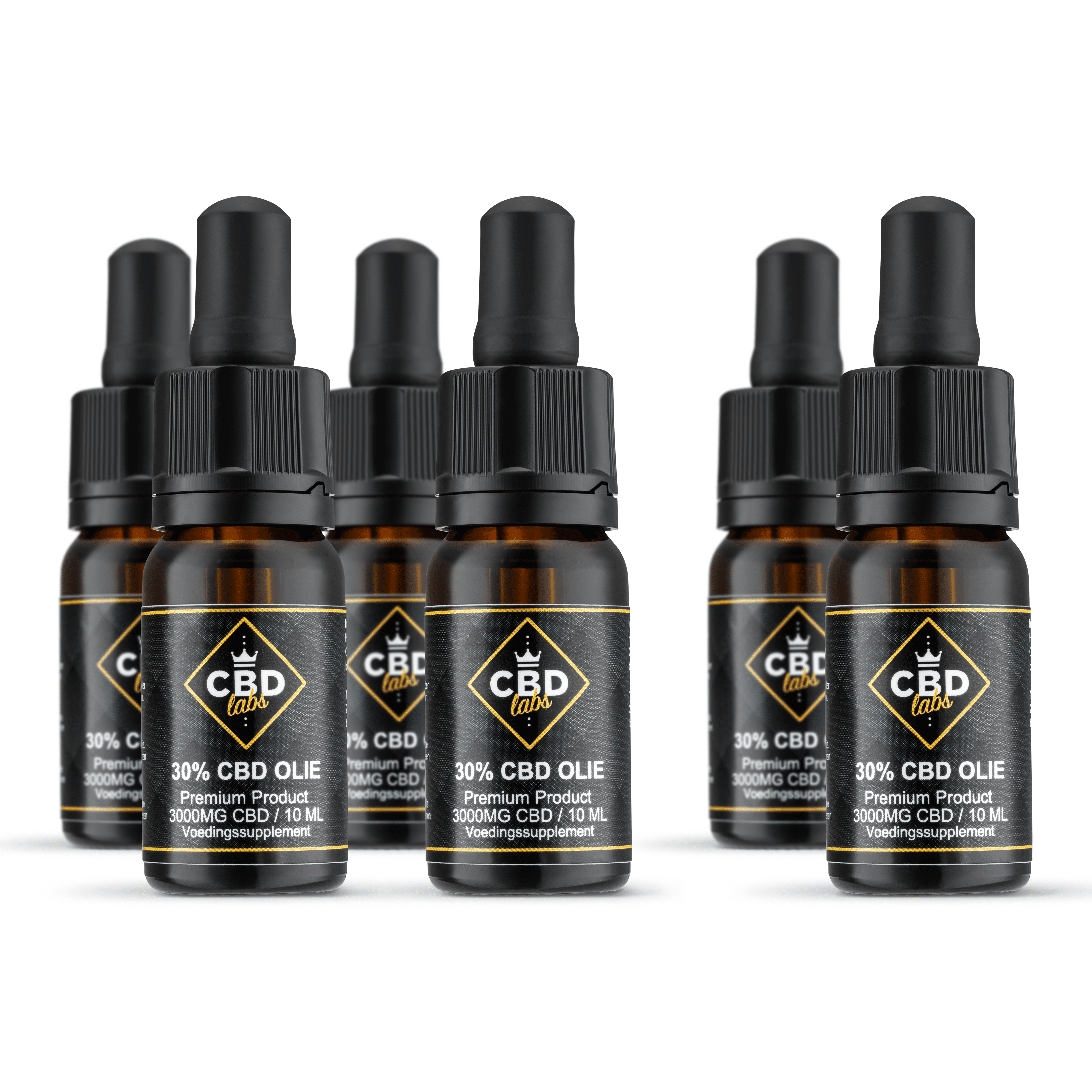 CBDLabs CBD olie 30% - 3000MG CBD - 10 ml - Premium Product - Aanbieding 4 + 2 Gratis!